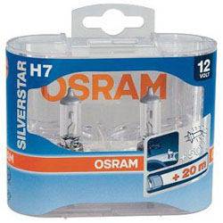 Žarnica 12v h7 55w px26d silverstar (2xh7) - osram